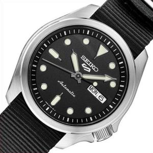 SEIKO SEIKO５Sports セイコー5スポーツ ファイブスポーツ 自動巻 メンズ腕時計 ブラックナイロンべルト ブラック文字盤 海外モデル SRPE67K1｜BRIGHTヤフー店