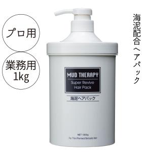 マッドテラピー スーパーリバイブ 1000g 全国送料無料 大容量 ヘアパック 美容室 サロン専売 毛先までしっとり 美髪 業務用 ヘアトリートメント｜bright08