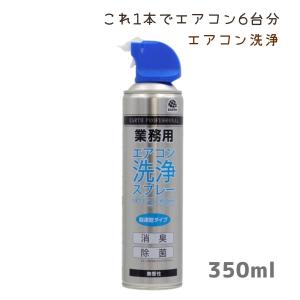 エアコンクリーニング 洗浄スプレー 350ml 業務用 液だれしない 速乾タイプ 消臭 除菌 掃除 アース製薬
