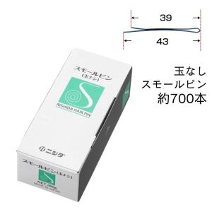 ヘアピン 美容室 美容院 大容量 プロ用 ヘアアレンジ 業務用 スモールピン 玉なし 350g 約700本 ニシダ 細かい部分のアレンジに ヘアサロン｜bright08