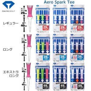 【クロネコゆうパケット配送可能】ダイヤゴルフ エアロスパークティー【3本入り】[DAIYA GOLF AERO SPARK TEE]｜bright1ststage