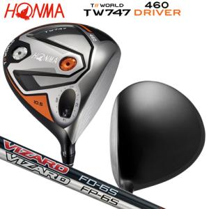 本間ゴルフ(ホンマ/HONMA) ツアーワールド TW747 460 ドライバー 右用 ヴィザード FD,FP カーボンシャフト