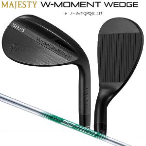 マジェスティ(MAJESTY) W-MOMENT WEDGE ノーメッキQPQ仕上げ (ブラック) 右用 N.S.PRO 950GH neo スチールシャフト｜bright1ststage