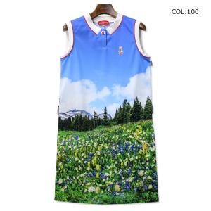 アルチビオ ワンピース ゴルフウェア ブルー 青 M 水色 www