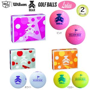 ウィルソン(Wilson) ベア4(BEAR4) レディース 2ピース ゴルフボール 1ダース(12球入)｜bright1ststage