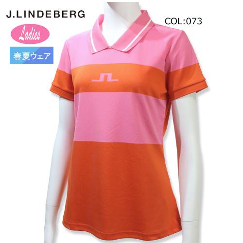 ジェイリンドバーグ J.LINDEBERG 072-23840 レディース 半袖シャツ ポロシャツ ...