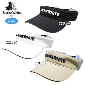 ブラック＆ホワイト Black&White BGS8722WQ メンズ バイザー
