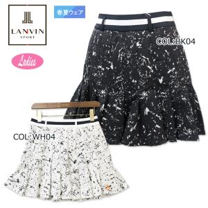 LANVIN SPORT 【新品】ランバンスポール スカート 黒×白