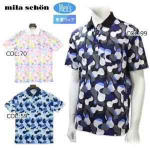 【日本製】ミラショーンスポーツ　半袖ポロシャツ　ゴルフポロシャツ mila schon ミラショーン スポーツ ゴルフ sports 2025春夏新作