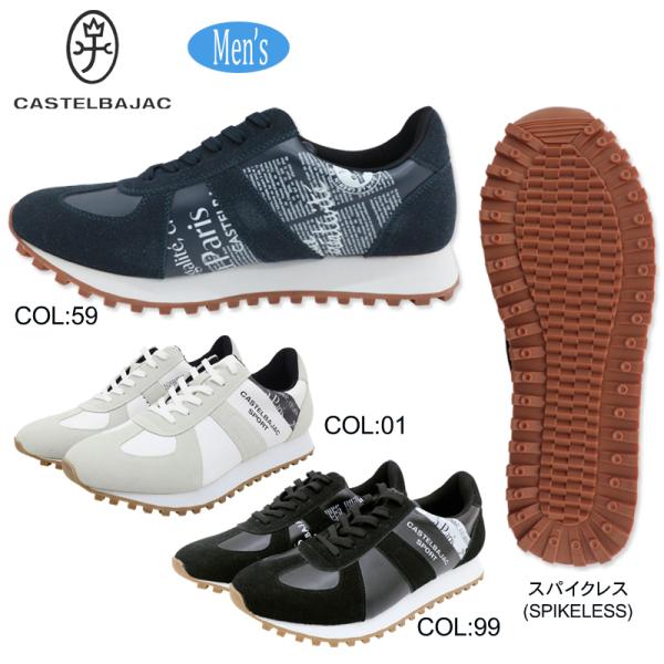 カステルバジャック CASTELBAJAC 7234195115 メンズ ソフトスパイク シューズ ...