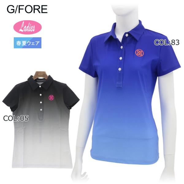 G/FORE (GFORE) ジーフォア 073213061 レディース ポロシャツ 半袖 ストレッ...