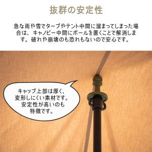 テントポールキャップ タープポール 雷除け 4...の詳細画像4
