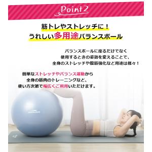 ヨガボール バランスボール 65cm 55cm...の詳細画像3