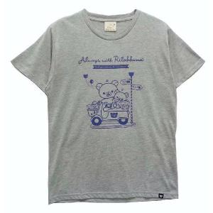 送料無料（メール便）代引き決済不可ARX5361M リラックマ 半袖 Tシャツ キャラクター キャラT 漫画 映画 アニメ コミック クルー ネック｜brightknot