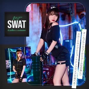 ハロウィン コスプレ 大人 SWAT 衣装 仮...の詳細画像1