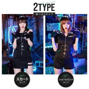 ハロウィン コスプレ 大人 SWAT 衣装 仮...の詳細画像2