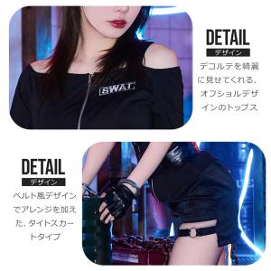 ハロウィン コスプレ 大人 SWAT 衣装 仮...の詳細画像4