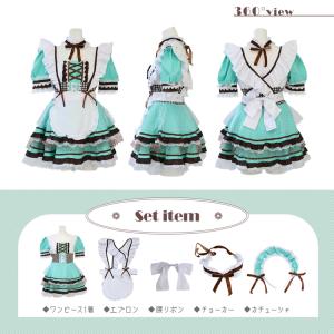 ハロウィン コスプレ 大人 スイーツ メイド服...の詳細画像2