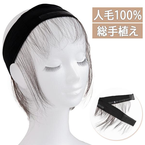 うぶ毛つきウィッグ用バンド ウィッグ うぶ毛 人毛 人毛100％ 産毛付き ウィッグバンド ウィッグ...