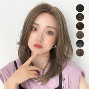 ウィッグ フロントレース SALE 最終在庫処分 部分手植え フルウィッグ ミディアム ロング 自然 ウイッグ グラデーション 大人 黒髪 医療用 かつら 女性