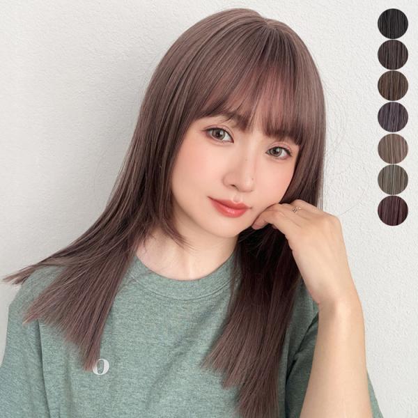 ブライトララ ウィッグ  ロング ストレート フルウィッグ 自然 レイヤー ぷつっとカット かつら ...