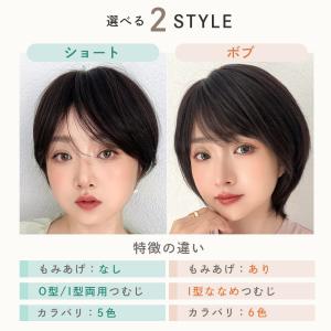 医療用ウィッグ 素肌ウィッグ 接触冷感 人毛5...の詳細画像2
