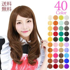 コスプレ ウィッグ ロング 金髪 ウェーブ フルウィッグ ミディアム ウイッグ 姫髪 ハロウィン 仮装 hf312