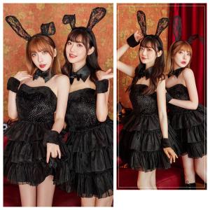 ハロウィン コスプレ 仮装 バニーガール バニ...の詳細画像5