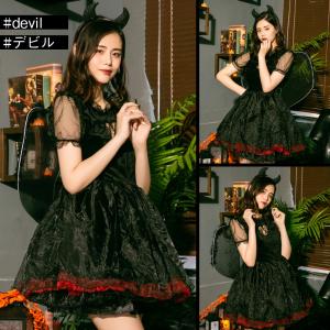 ハロウィン コスプレ 仮装 天使 悪魔 魔女 ...の詳細画像5