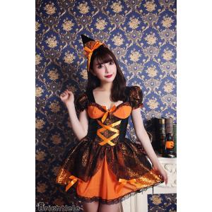 ハロウィン コスプレ 仮装 魔女 ウィッチ ハ...の詳細画像4