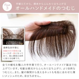 呼吸ウィッグ トップカバー ウィッグ つむじ ...の詳細画像5