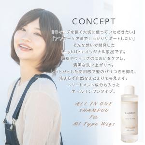 日本製 ウィッグ用シャンプー オールインワンシ...の詳細画像1