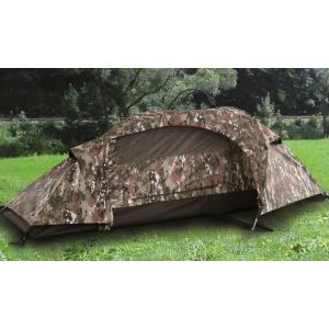 Mil-Tecミルテック 2人用アーミー調ロッジ型テント コンパクトパック