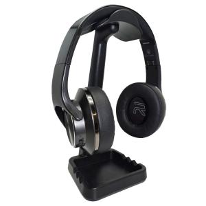 ヘッドホンスタンド スマートホン スタンド テレワーク（ブラック） BH-HPSRK-BK 小物入れ ヘッドホン掛け