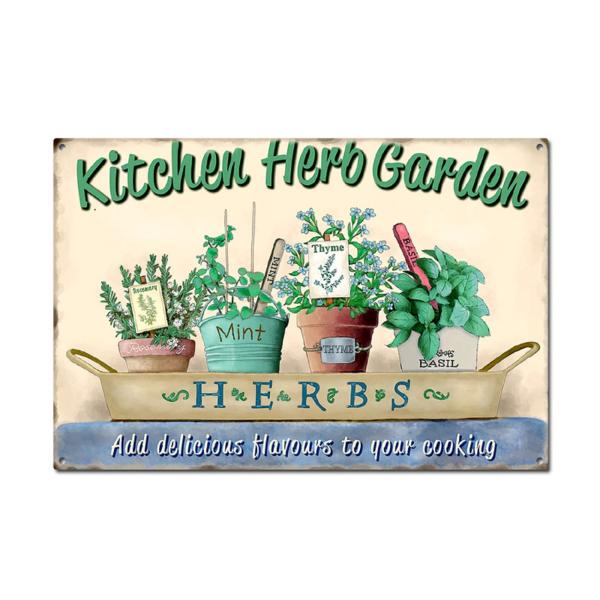 ガーデニング 雑貨 プランター プレート ブリキ 看板 パネル アンティーク インテリア 壁掛け (...