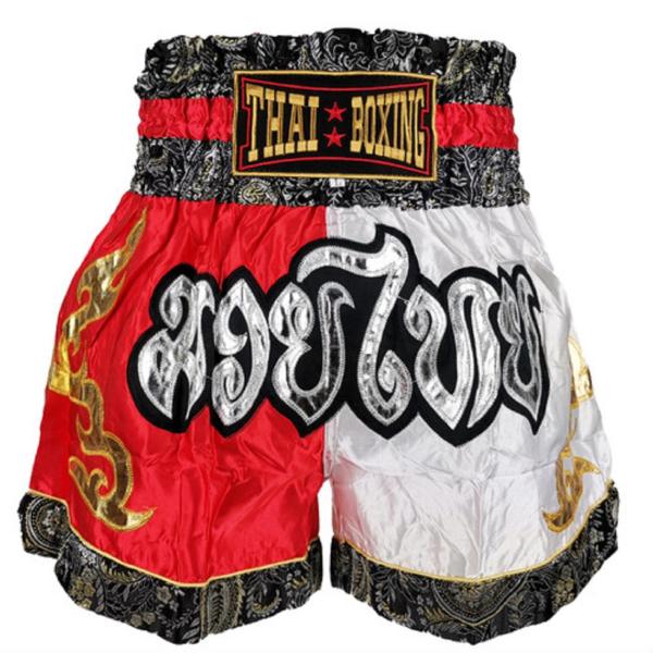 ムエタイ トランクス キックボクシング K-1 パンツ 試合 練習 プロ アマ 男女兼用 タイ製 (...