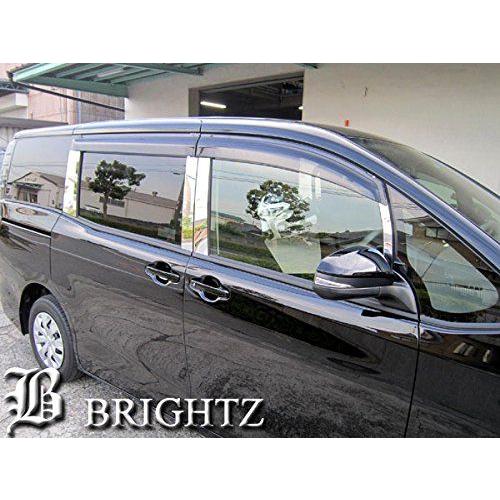 BRIGHTZ ノア 80 85 超鏡面ステンレスメッキピラーパネル バイザー有用 10PC PIL...