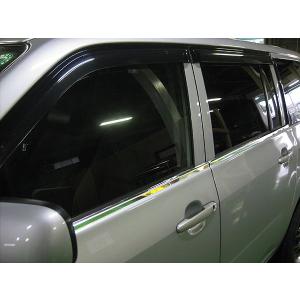 サクシード NCP50 超鏡面 ステンレス メッキ ウィンドウ モール 4PC