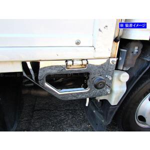 BRIGHTZ いすゞ 07エルフ 超鏡面ステンレスメッキ荷台ステップパネル 2PC  TRUCK−M−034｜パーツショップ ブライツ