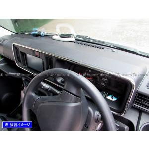 BRIGHTZ ハイゼットデッキバン S321W S331W 後期 超鏡面ステンレスメッキメーターリング