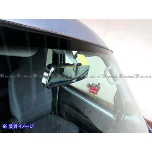 専用　ピッチブラック 槌屋ヤック ZARAT ルームミラー チッピング BK 黒 車 平面 PF