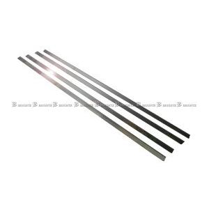BRIGHTZ ムーヴカスタム L150S L152S L160S 超鏡面ステンレスブラックメッキウィンドウモール 4PC WIN−BLA−094