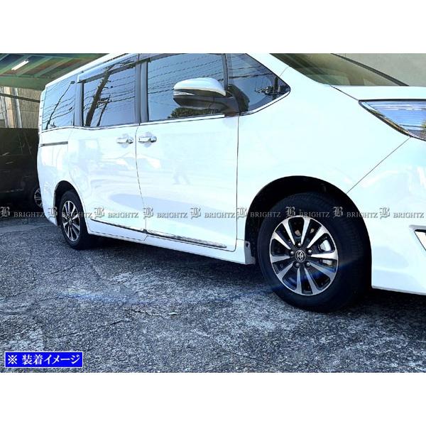 BRIGHTZ エスクァイア 80 85 メッキサイドドアモール 「 90cm×4 」 ガーニッシュ...