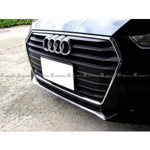 ブライツ BRIGHTZ アウディ A4アバント B9 8WC メッキフロントリップ