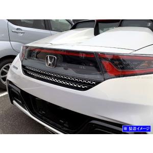 S660 JW5 ステンレス ウィンドウ モール 2PC カーボン調 水切り