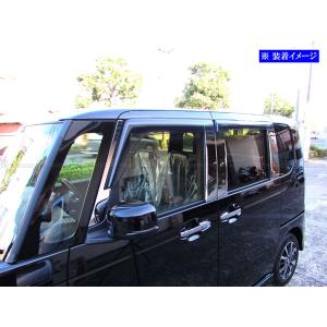 N-BOX JF1・2カスタム可　日本製最高級超鏡面ステンレスピラーメッキピラー N-BOX+カスタム JF1 JF2 超鏡面 テンレス メッキ ピラー パネル