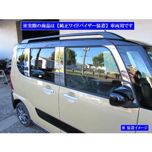 タントカスタム LA600S LA610S 超鏡面 ステンレス ブラック メッキ