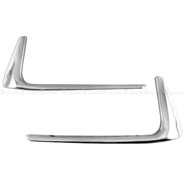 BRIGHTZ インプレッサスポーツ GT2 GT3 超鏡面ステンレスメッキフォグベゼルモール 2P...