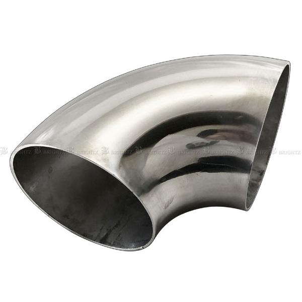 80φ 90度 ステンレス 曲げ パイプ エルボ 1.2mm厚 ワンオフ パーツ 1PC MUF−J...