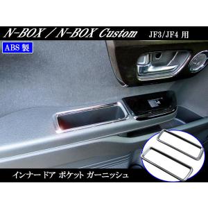 ブライツ BRIGHTZ N-BOXカスタム JF3 JF4 メッキフロントドアポケット